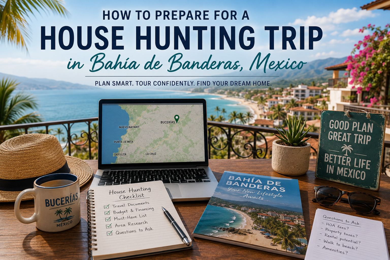 How to Prepare for a House-Hunting Trip in Bahía de Banderas, Mexico