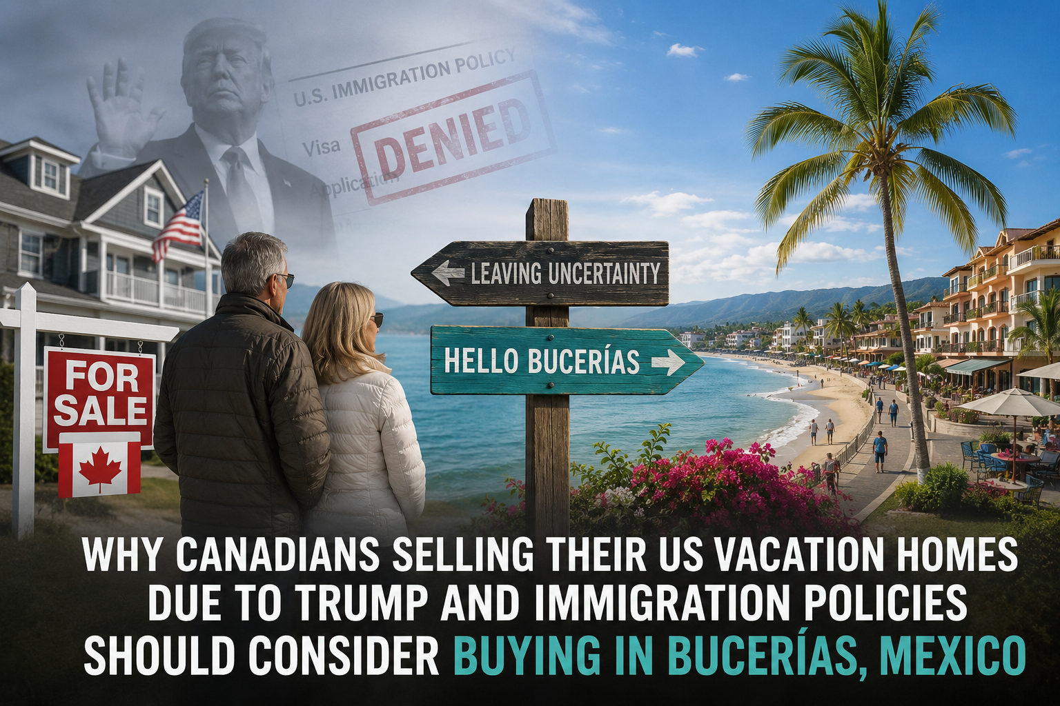 Why Canadians Selling Their U.S. Vacation Homes  Should Consider Buying in Bucerias, Mexico
