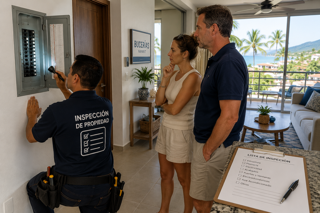Professional property inspection of a condominium in Bucerías, Mexico